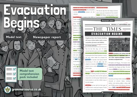 year  model text newspaper report evacuation gbsct p grade