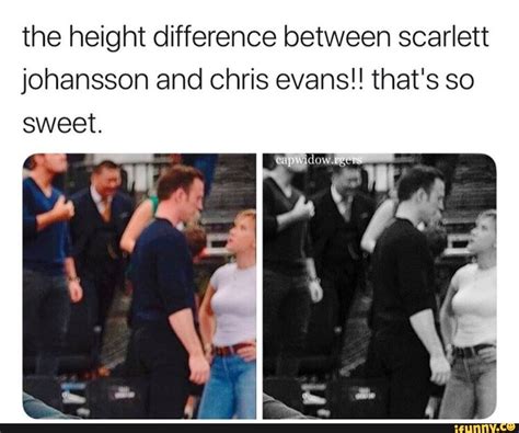 The Height Difference Between Scarlett Johansson And Chris