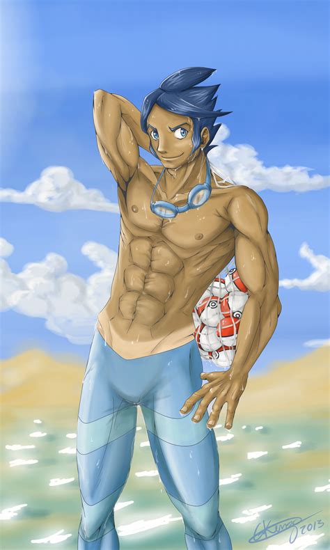 the marine man gym leader marlon by gkenzo on deviantart