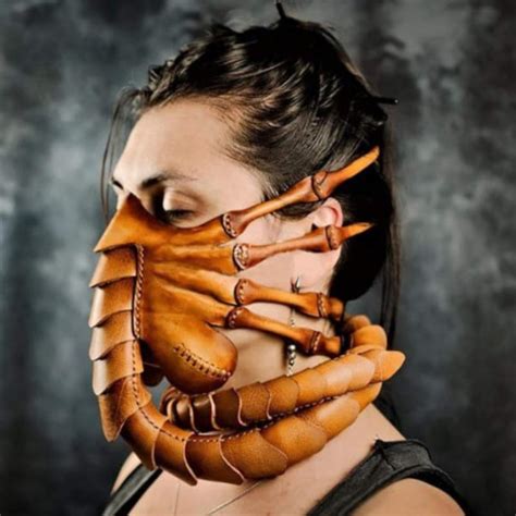 Halloween Costume Scorpion Mask Face Hugger Mask Alien