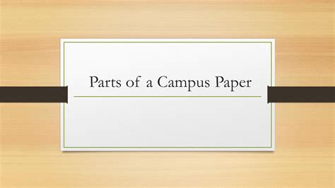 solution parts   campus paper studypool