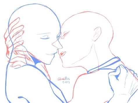 Pin By Shammiewarma On 이메레스 Kissing Reference Kissing Poses Drawing