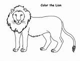 Lion Coloring Pages Printable Real Kids sketch template