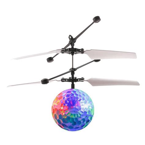 rc flying ball drone helicopter aircraft ball built  shinning led lighting rc toy drone