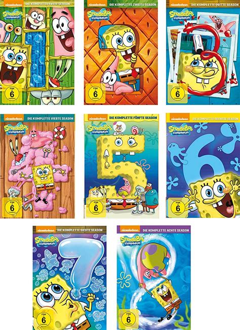 Spongebob Squarepants Season 1 8 Set Of 26 Dvds Uk Dvd