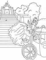 Coloring Fairy Tale Pages Cinderella Carriage Castle Color Disney Drawing Getcolorings Print Printable Perrault Tales Getdrawings Hellokids sketch template