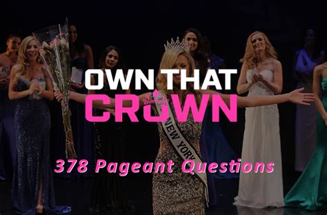 pageant questions for 2023 🥇 by miss universe pageant coach