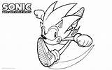 Lineart Sonic sketch template