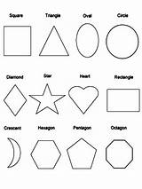 Shapes Coloring Pages Printable Sheets Print Kids Template Educational Attribute 1000px 56kb sketch template