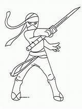 Coloring Ninja Pages Printable Clipart Library Cartoon sketch template