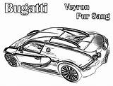 Bugatti Car Coloring Sang Pur Pages sketch template