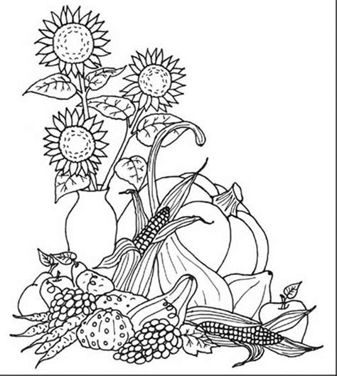 fall coloring pages   printable capricus    fall