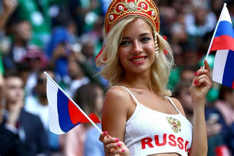 meet russia s sexiest fan who is storming the internet with her pictures