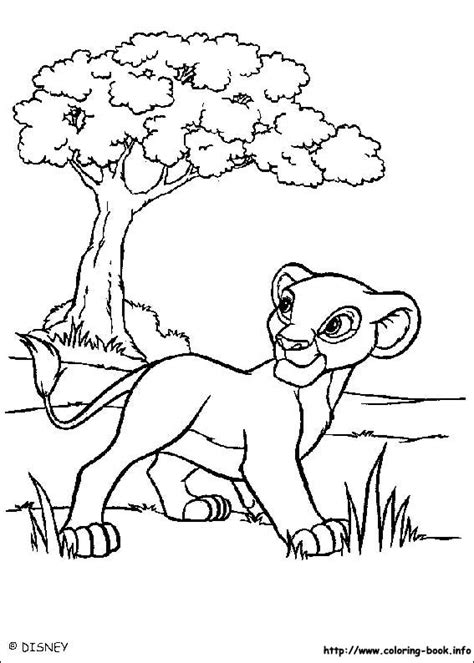 kiara lion king  coloring pages