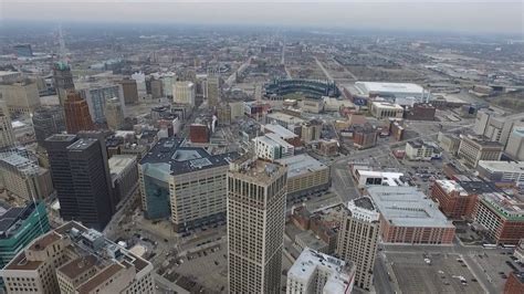 drone footage  downtown detroit  youtube