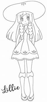 Lillie Lilly Alola Pinnwand sketch template