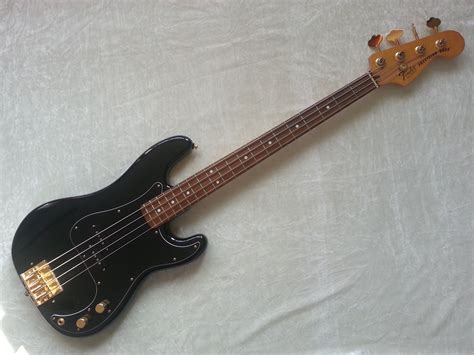 Fender Custom Precision Bass 1979 Black Bass For Sale