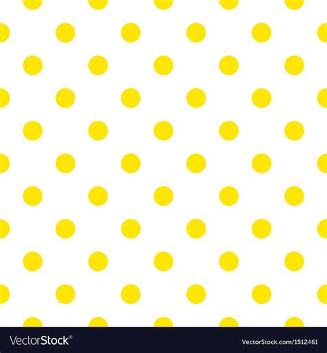 seamless pattern  background  yellow dots vector image