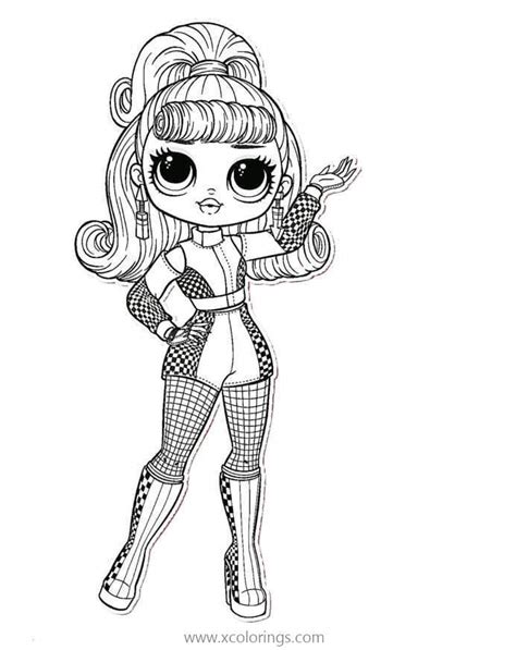 lovely omg dolls coloring pages xcoloringscom