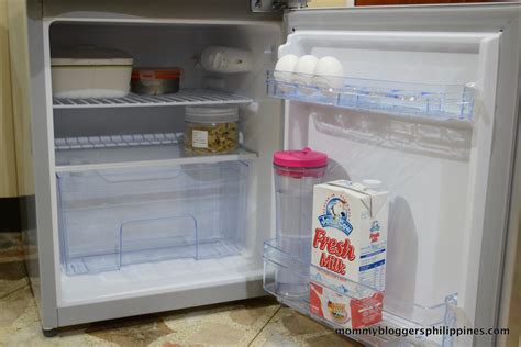 hanabishi mini double door refrigerator compact  energy efficient mommy bloggers