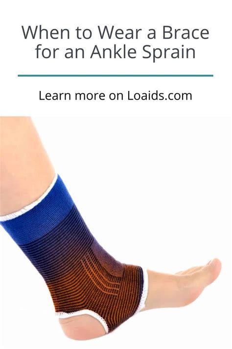 when to wear a brace for an ankle sprain when you shouldn t 2022