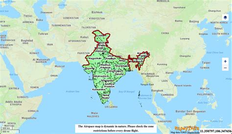 airspace map  india  drone operators  check  flying zones explained news