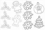Christmas Bookmarks Coloring Tags Printable Gift Color Bookmark Print Designs Ornaments Printables Holiday Felt Own Templates Make sketch template