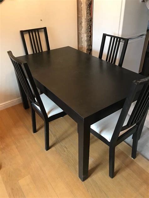 dining table  chairs ikea ingatorp ingolf table   chairs