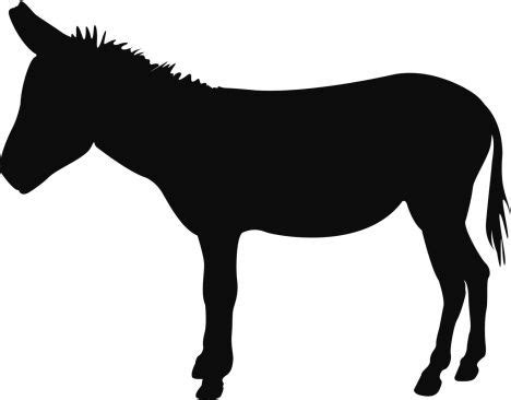 silhouette  donkey donkeysilhouetteanimalvectorblackclip art