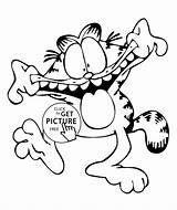 Garfield Dessin Silly Rigolo Coloriage Imprimer Weird Monster Rire Lustige sketch template