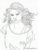 Coloring Swift Taylor Pages Printable Colouring Stars Popular Coloringhome sketch template