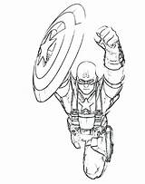 Winter Soldier Coloring Pages Getcolorings Captain Sheets sketch template