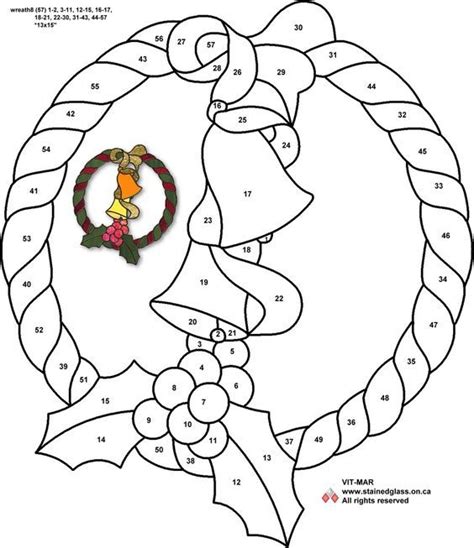printable christmas ornament templates     stained glass