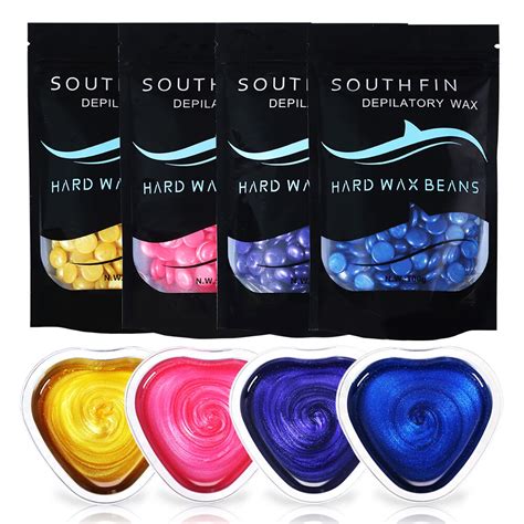 Southfin Painless Without Strips Depilatory Shimmer Hard Wax Beans For