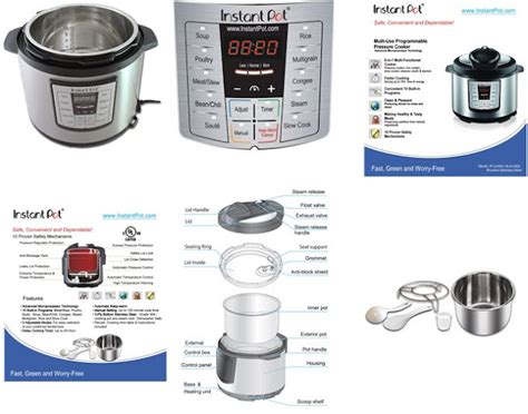 instant pot ip lux    programmable pressure cooker  quart