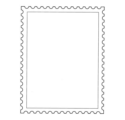 postage stamp template png   cliparts  images
