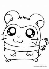 Coloring Pages Cartoon Printable Color Hamtaro Kids Character Sheets Sheet Characters Print Book sketch template