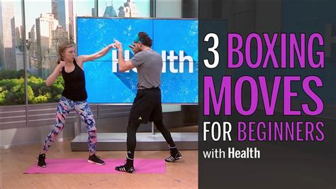 3 boxing moves for beginners health youtube