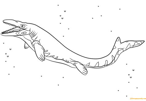 jurassic world mosasaurus coloring pages dinosaurs coloring pages