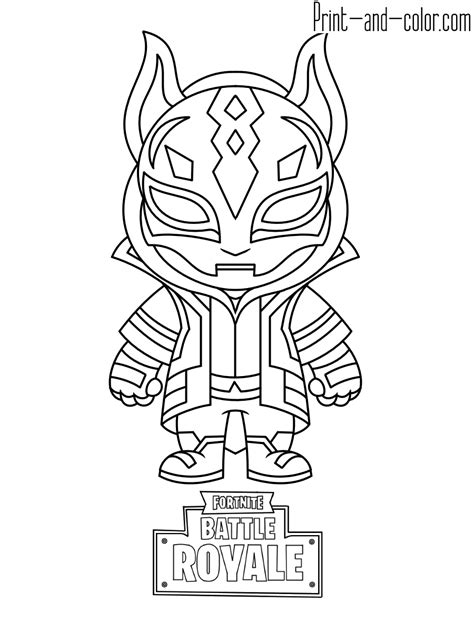 fortnite coloring pages drift skin