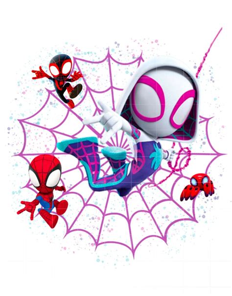 ghost spider png jpg sublimation spidey   amazing etsy