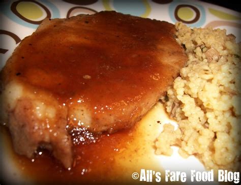 apple sauce pork chops i just made these and they re delicious i