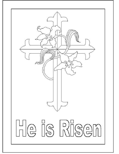 easter pages  color coloring pages part  holy week activities