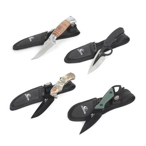buy mossy oak  piece fixed knife variety set  sheaths  blade