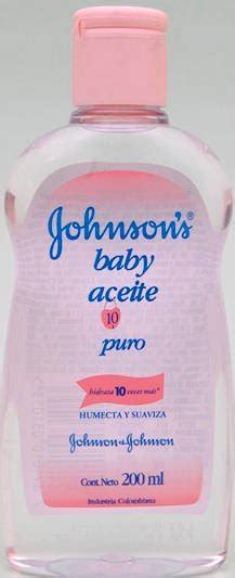aceite baby puro johnsons   ml