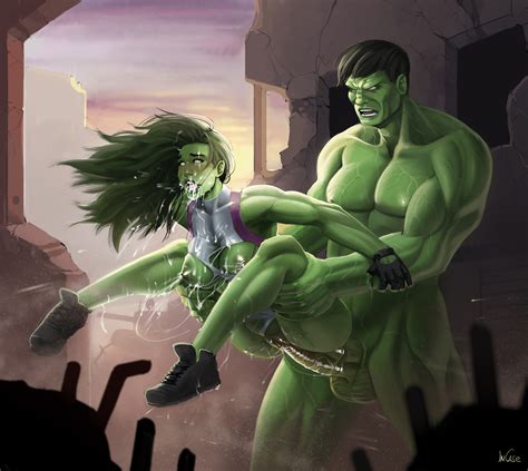 Rule 34 Anatomical Nonsense Green Skin Hetero Hulk Hulk Series