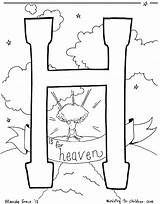 Heaven Coloring Pages Gates Kids Jesus Drawing Cloverbud Children Ministry Sketch Sermons4kids Getdrawings Template Permission Used Popular Colorpg sketch template