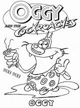 Oggy Cockroaches Dee Catching Page5 Colorear Cucarachas Cafards sketch template
