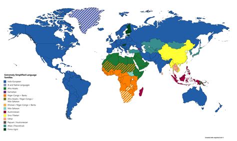 language families   world rmaps