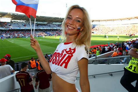 meet russia s sexiest fan who is storming the internet with her pictures